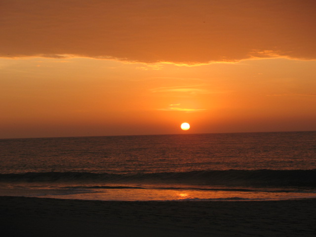 Punta Sal al atardecer