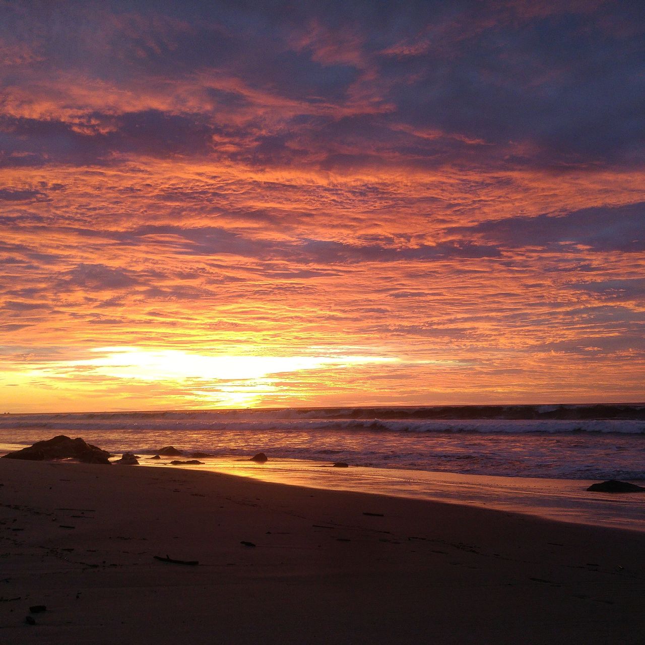 Atardecer en Punta Sal